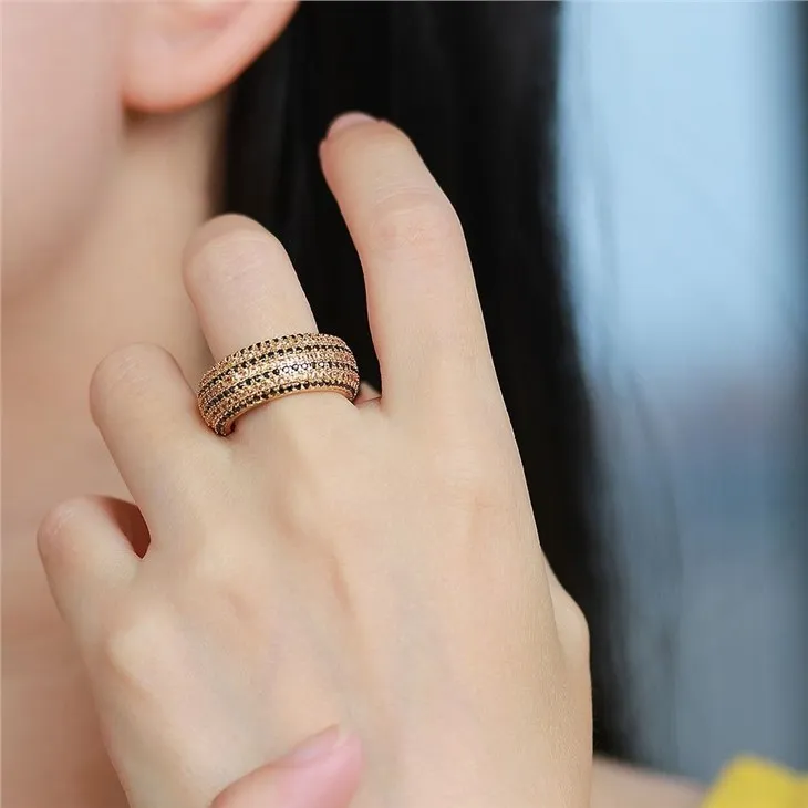 Modrwy Palmant Micro Cz Clasurol