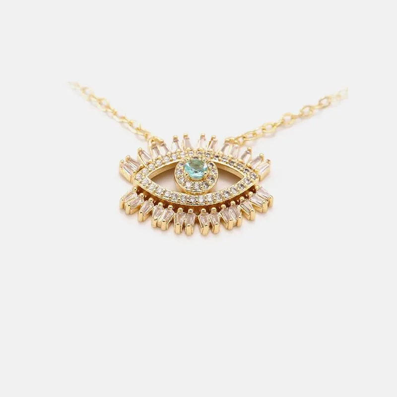 Pendant Llygad Drygioni Gwydr