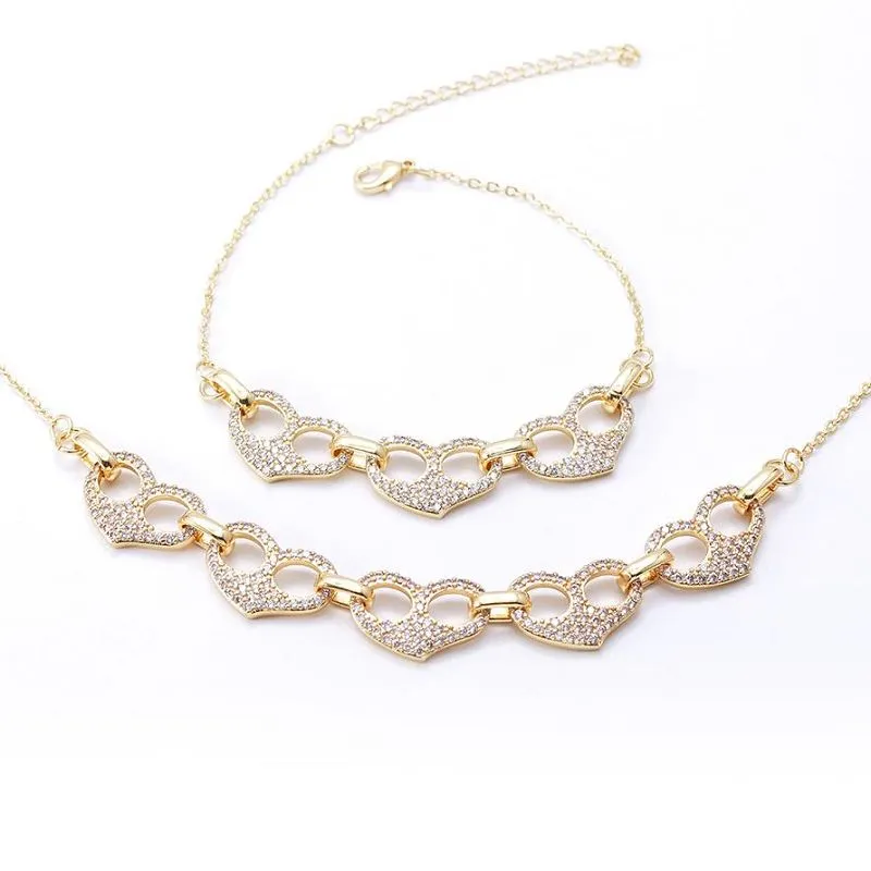 Breichled gadwyn adnabod Calon Jewelry Set