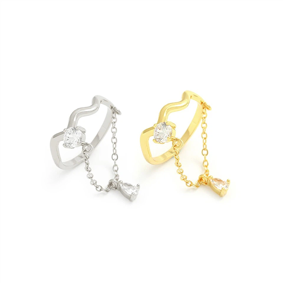 Merched Modrwy Cz Ffasiwn Newydd