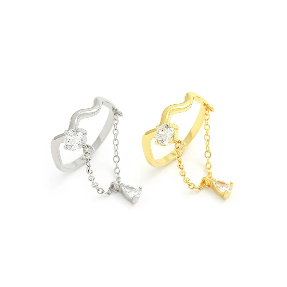 Merched Modrwy Cz Ffasiwn Newydd