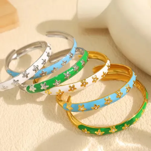 Bangles Titaniwm Syml